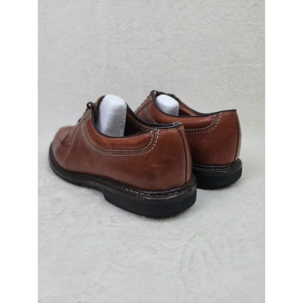 Allen Edmonds LaSalle 4398 Brown Leather‎ Split Toe Oxford Dress Shoes 12